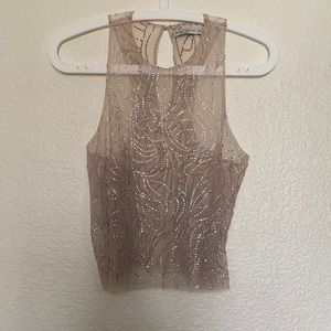 FINAL SALE Bershka Night Out sheer top